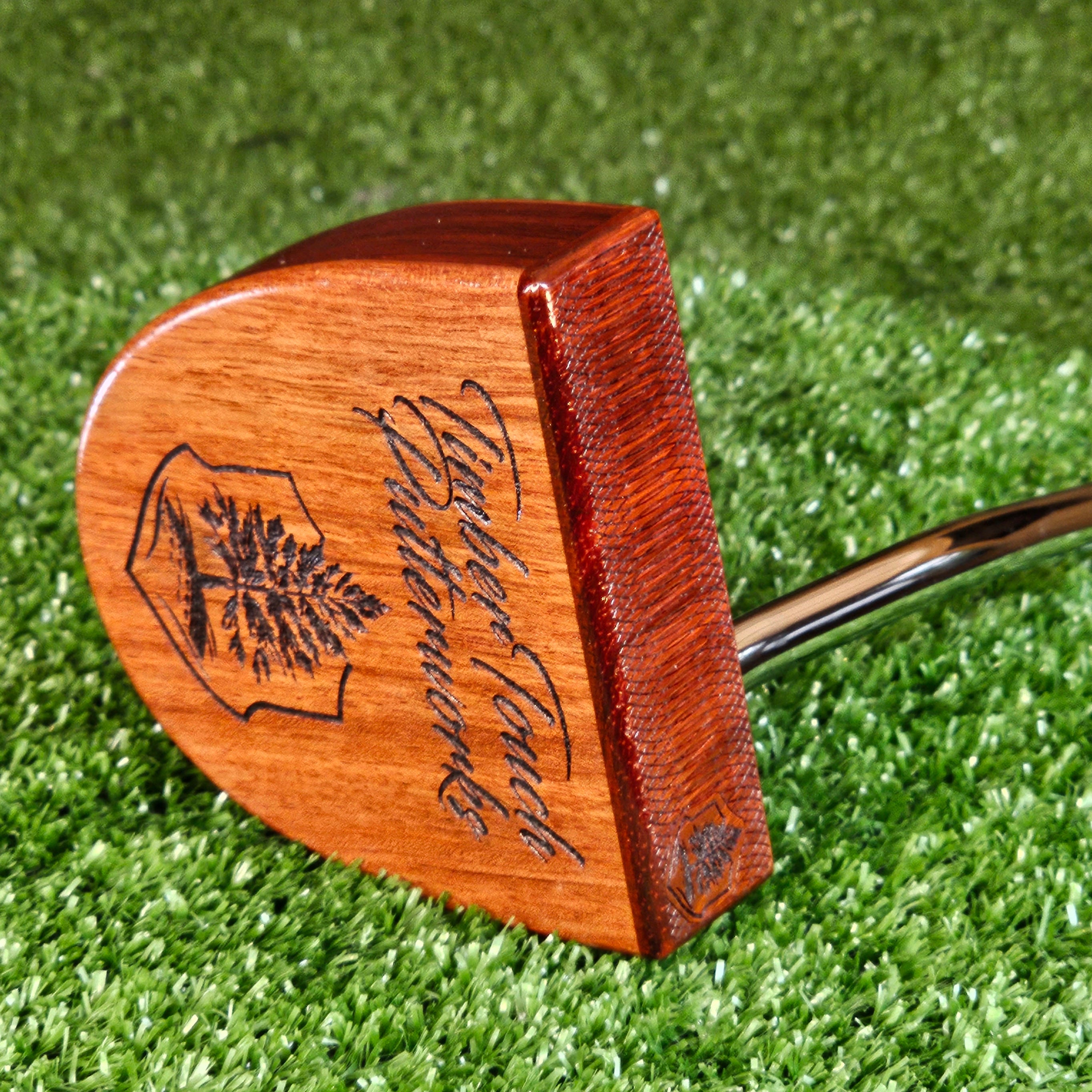 Fatty Style Mahogany and exotic Padauk wood body putter