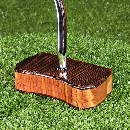 Wenge and Red Cedar exotic wood center shaft putter lefty or righty
