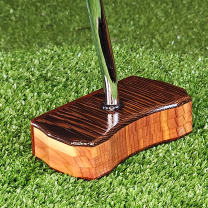 Wenge and Red Cedar exotic wood center shaft putter lefty or righty