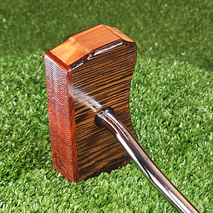 Wenge and Red Cedar exotic wood center shaft putter lefty or righty
