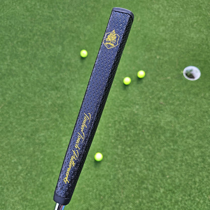 Wenge exotic wood putter with Oak layers and inlay top