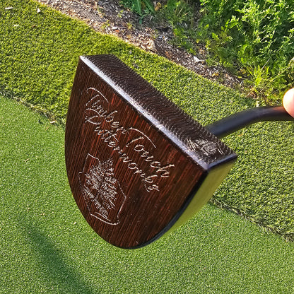 Exotic Wenge wood and walnut putter