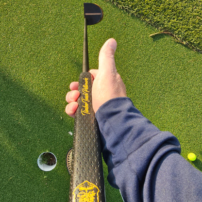Exotic Wenge wood and walnut putter