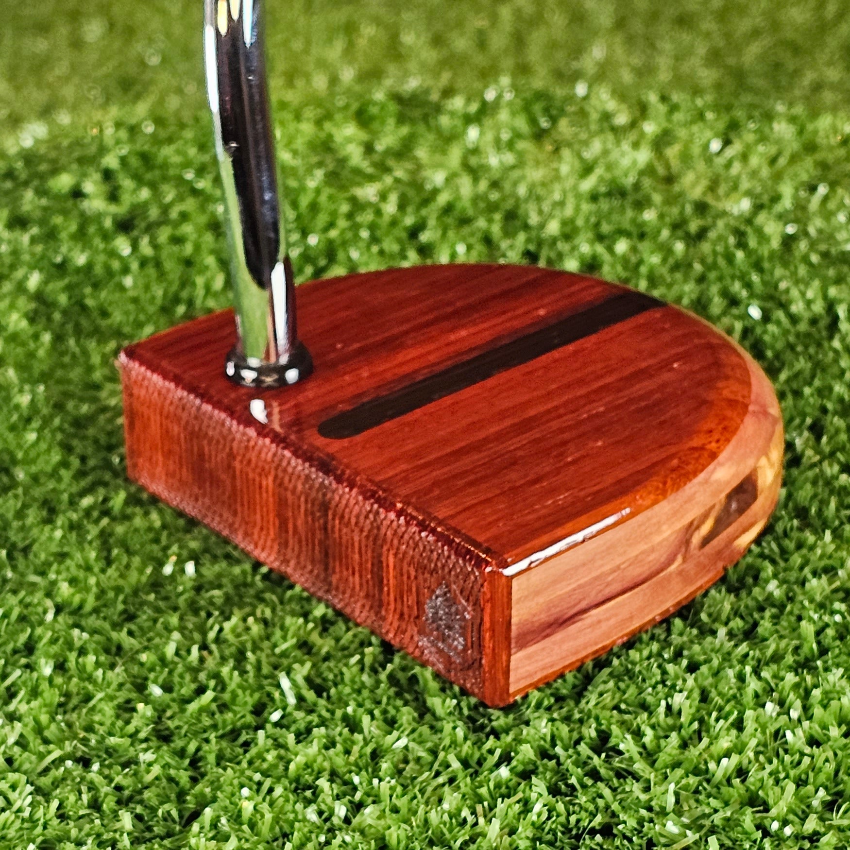 Exotic Padauk wood and Red Cedar Putter LEFTY