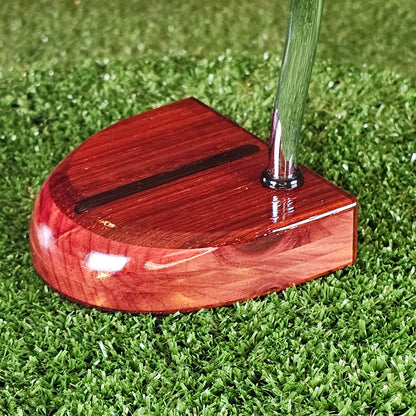 Exotic Padauk wood and Red Cedar Putter LEFTY