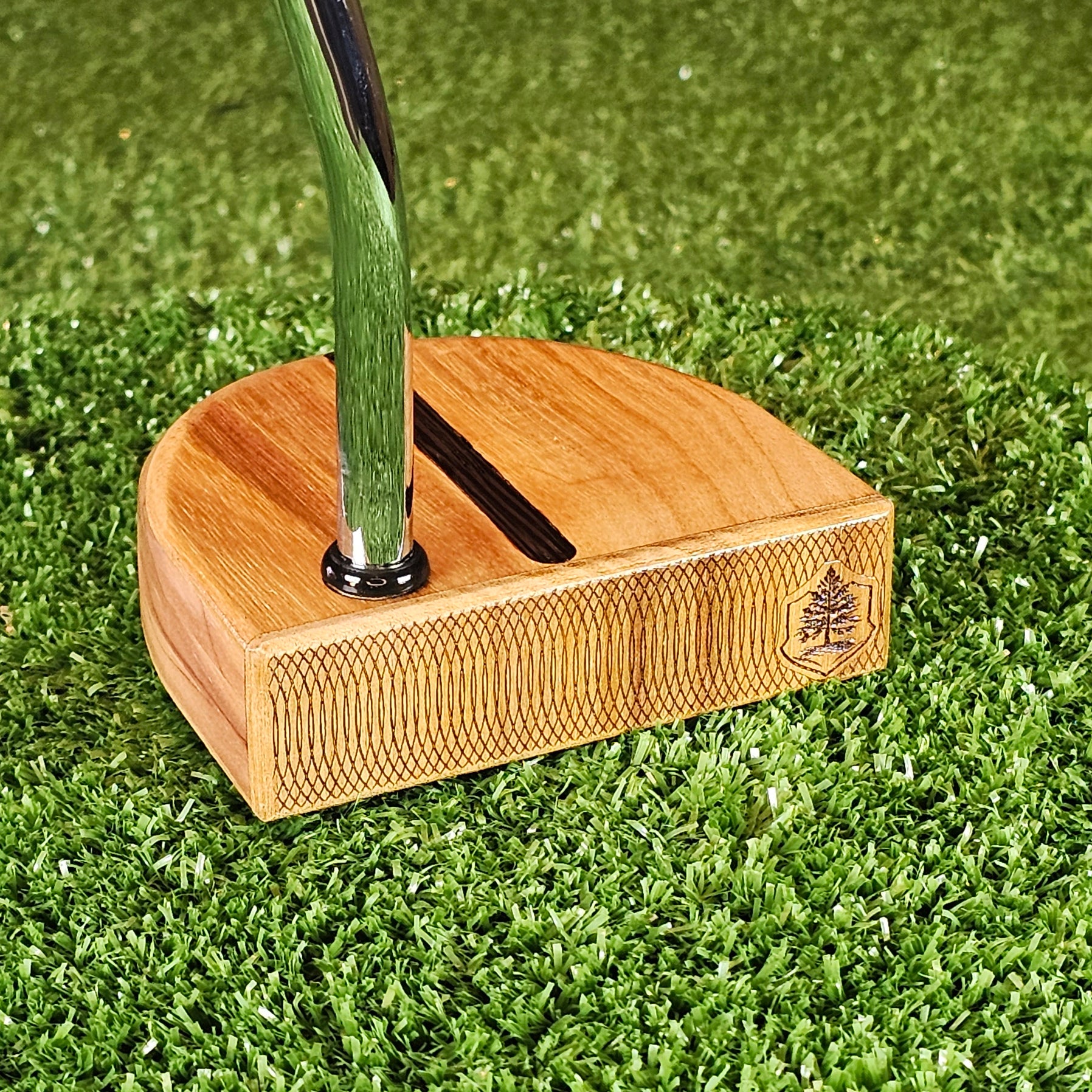 Exotic Canarywood and Red Cedar Putter LEFTY – Timbertouch Putterworks