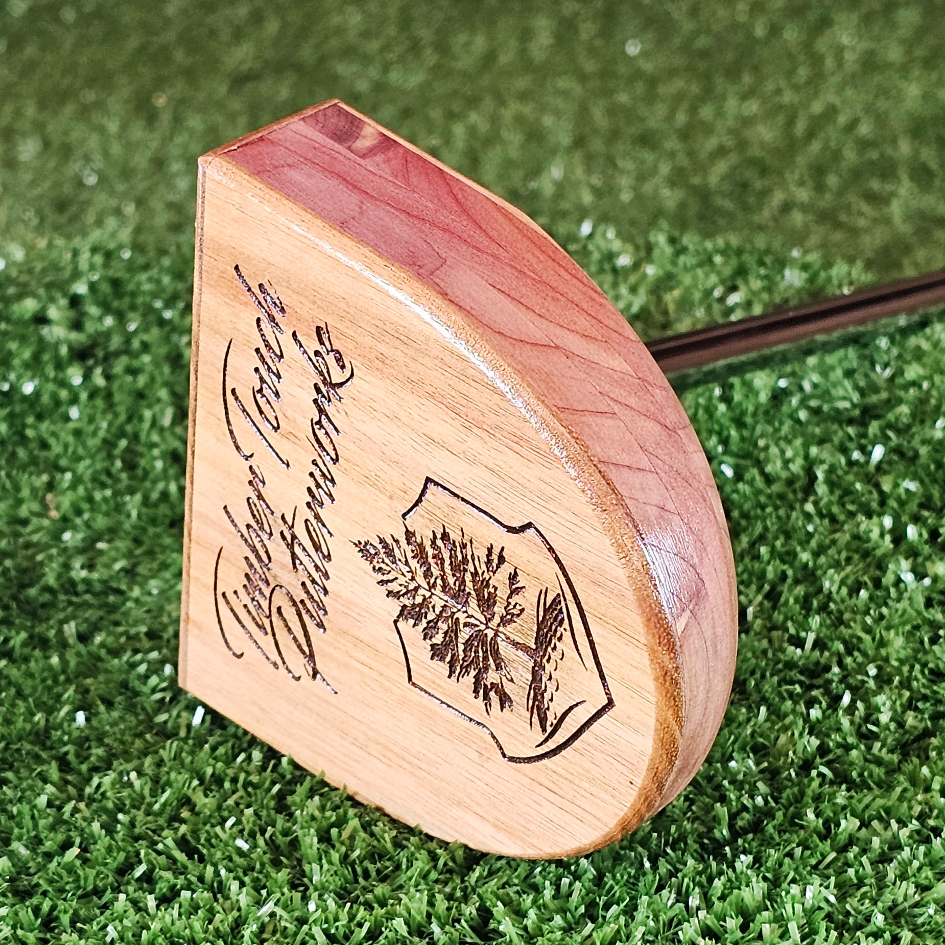 Exotic Canarywood and Red Cedar Putter LEFTY