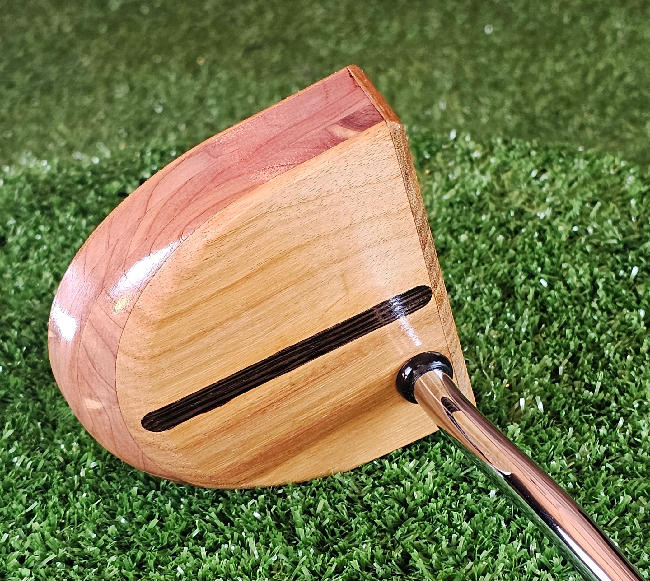 Exotic Canarywood and Red Cedar Putter LEFTY