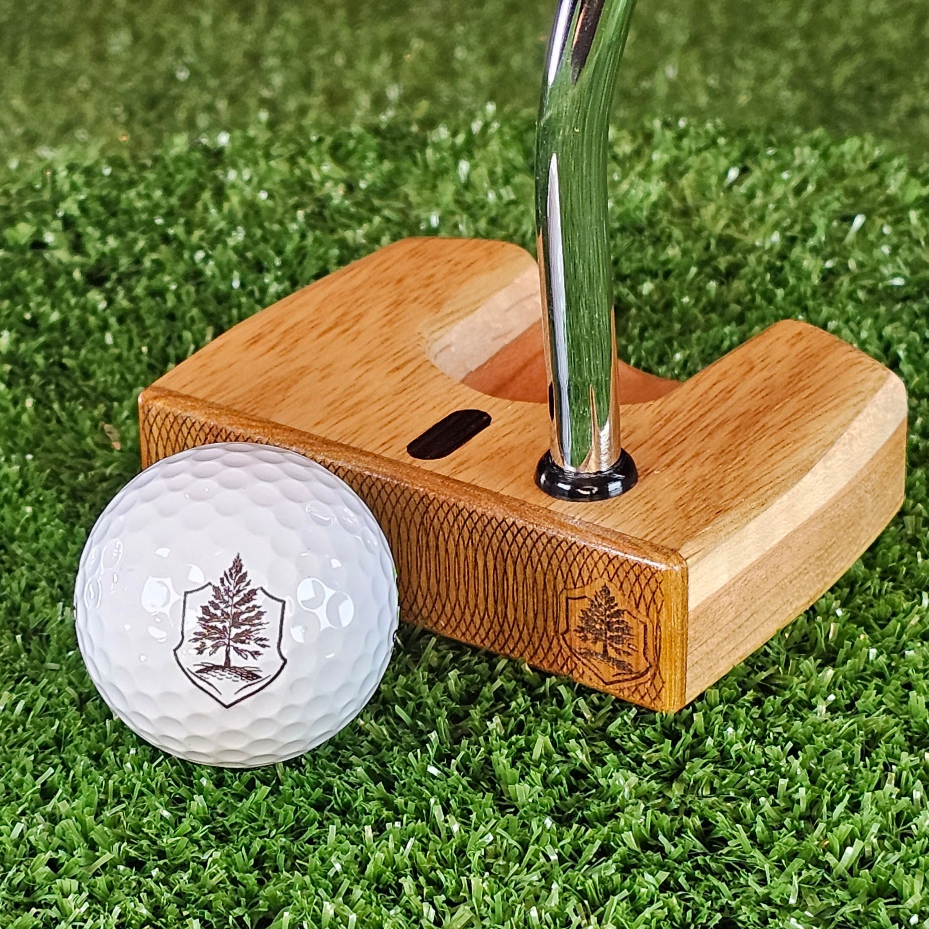 Honey style White Limba exotic wood Woodrich Regal Putter