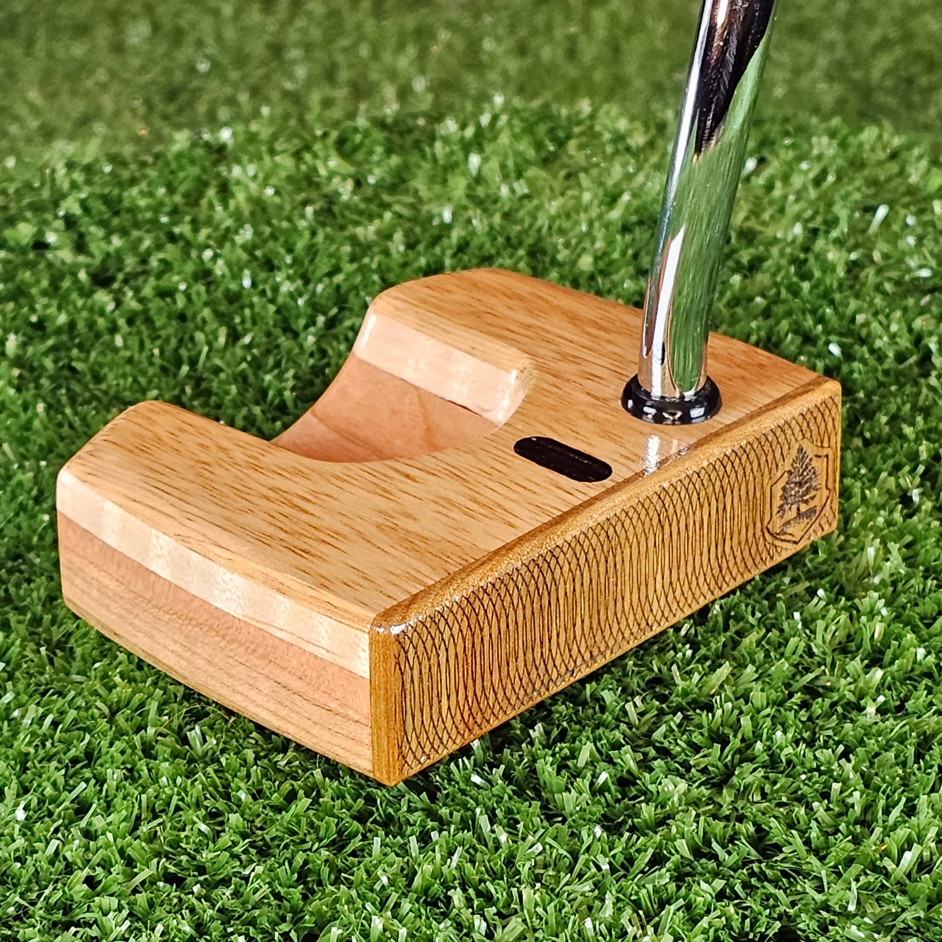 Honey style White Limba exotic wood Woodrich Regal Putter