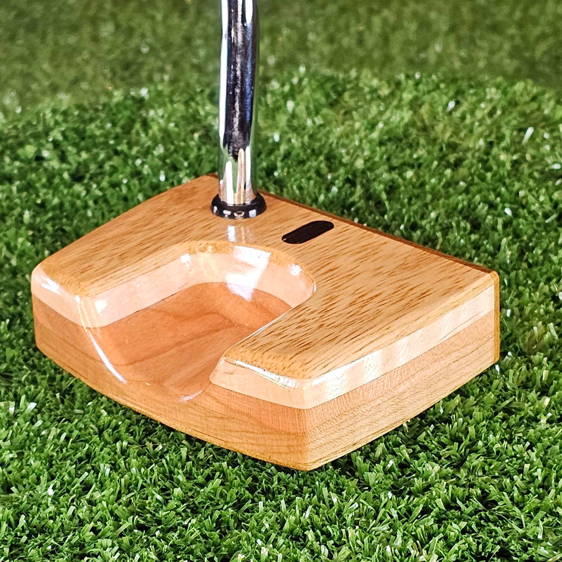 Honey style White Limba exotic wood Woodrich Regal Putter