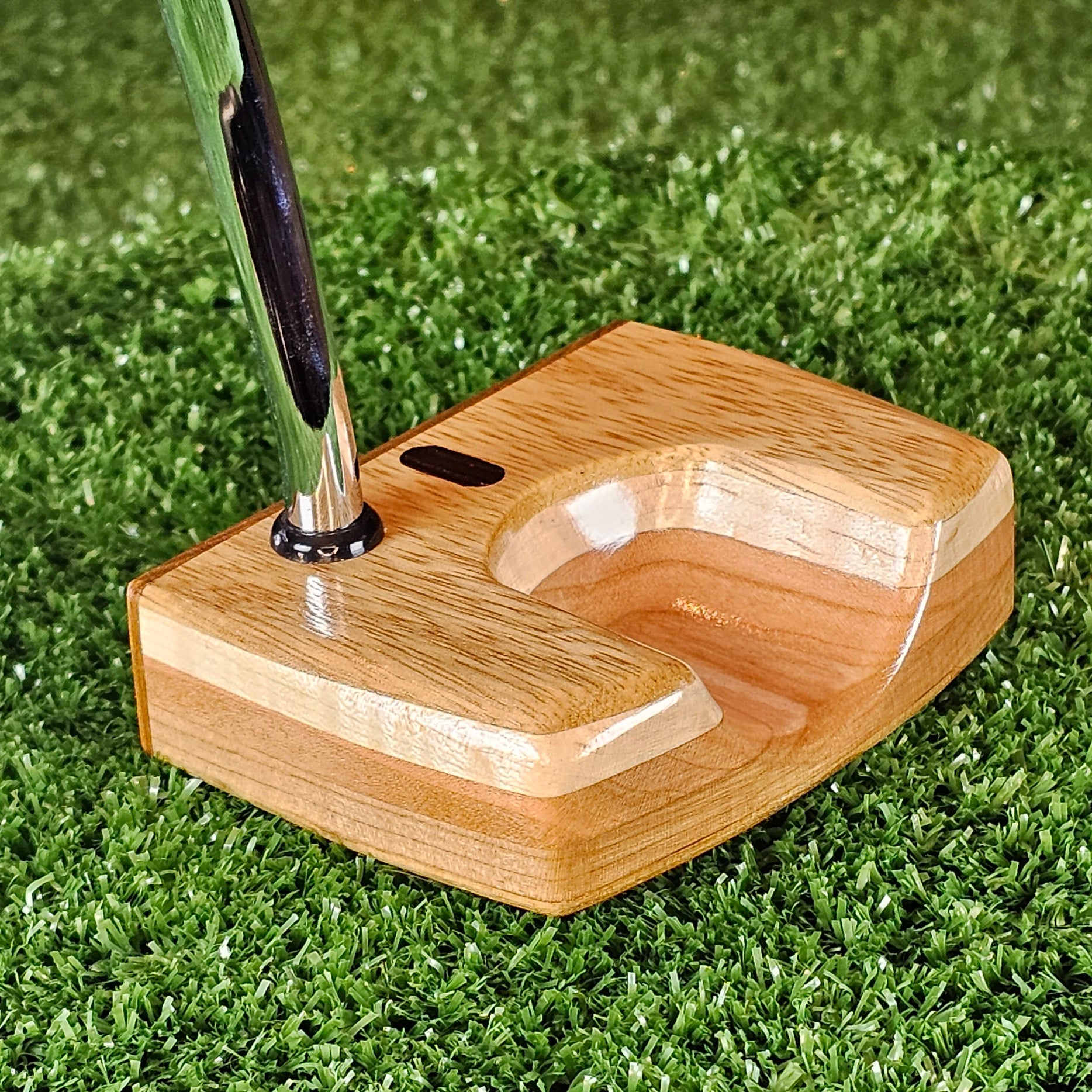 Honey style White Limba exotic wood Woodrich Regal Putter