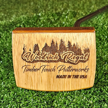 Honey style White Limba exotic wood Woodrich Regal Putter