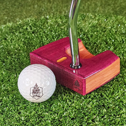 Amaranth style Purpleheart exotic wood Woodrich Regal Putter