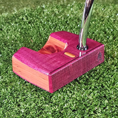 Amaranth style Purpleheart exotic wood Woodrich Regal Putter