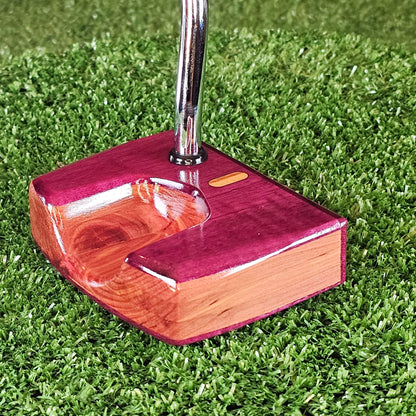 Amaranth style Purpleheart exotic wood Woodrich Regal Putter