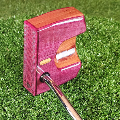 Amaranth style Purpleheart exotic wood Woodrich Regal Putter