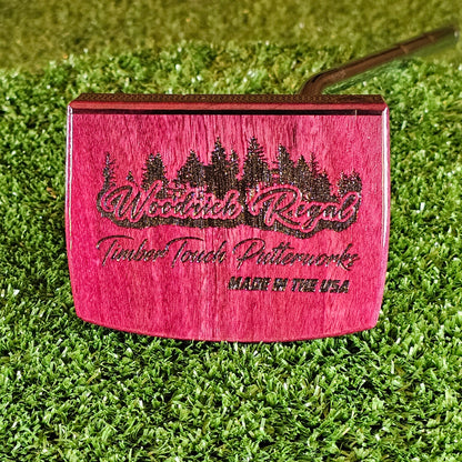 Amaranth style Purpleheart exotic wood Woodrich Regal Putter