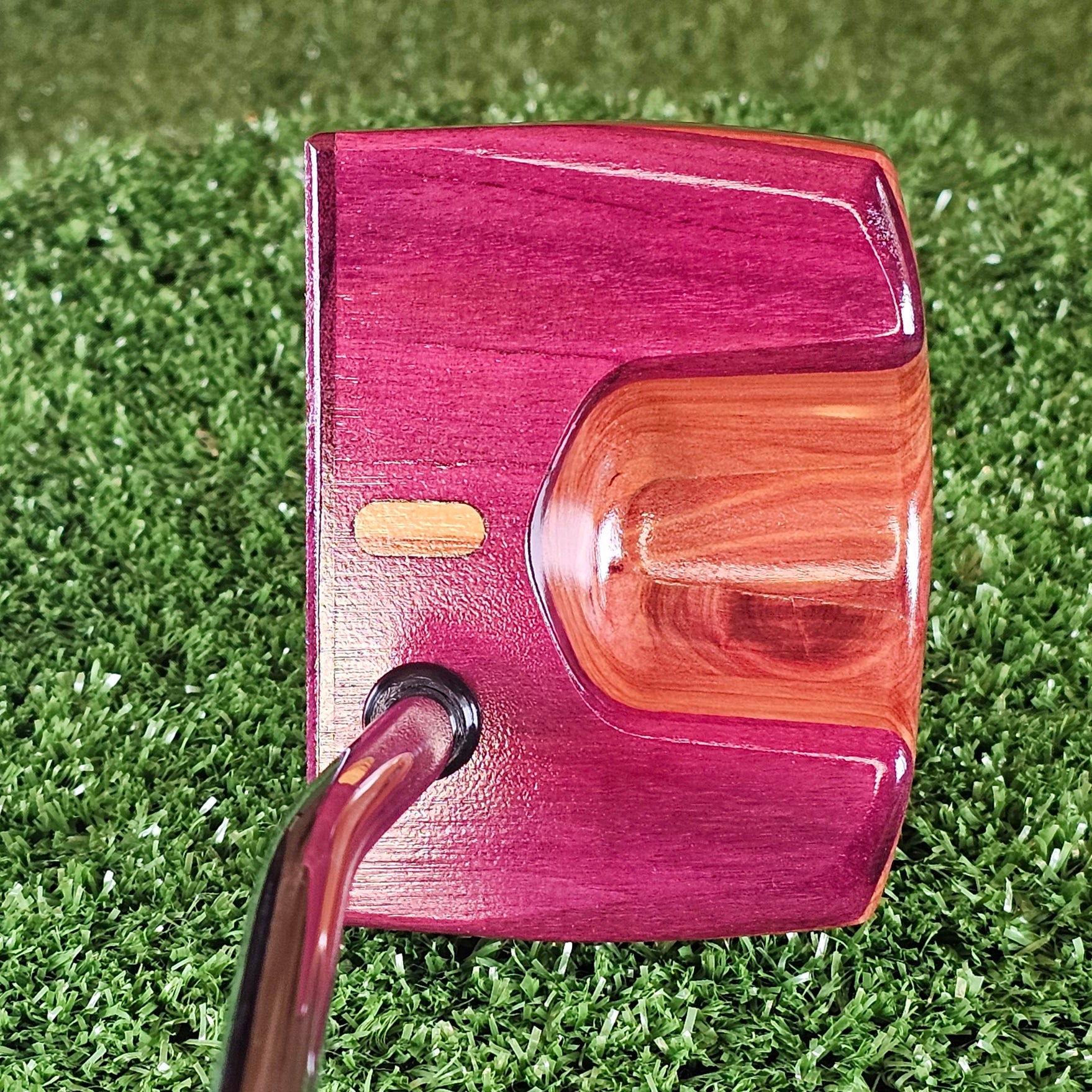 Amaranth style Purpleheart exotic wood Woodrich Regal Putter