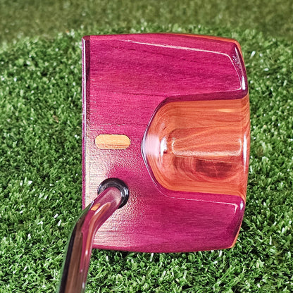 Amaranth style Purpleheart exotic wood Woodrich Regal Putter