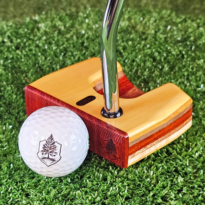 Sunstroke style Yellowheart exotic wood Woodrich Regal Putter