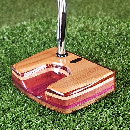 Wild Side style Canarywood exotic wood Woodrich Regal Putter