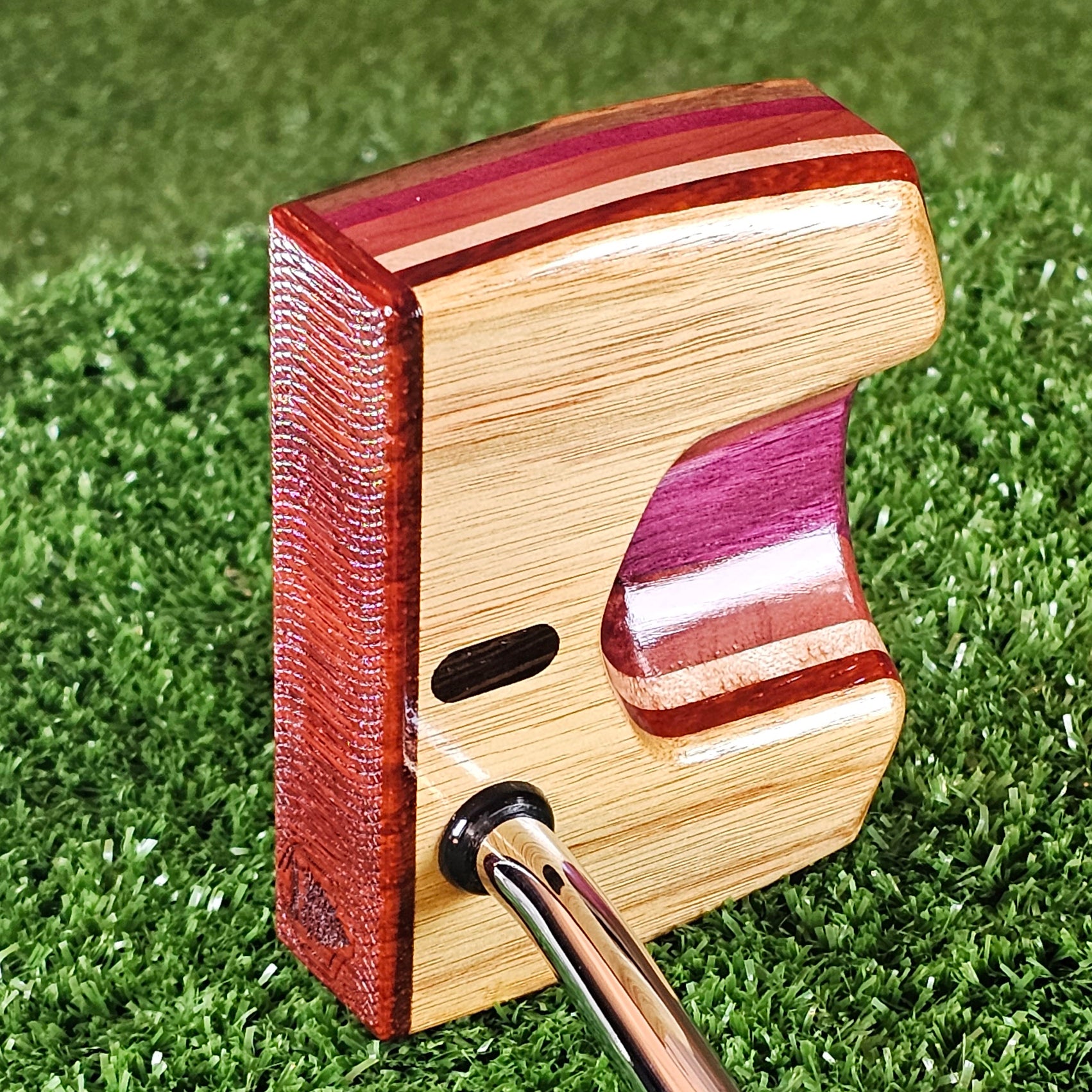 Wild Side style Canarywood exotic wood Woodrich Regal Putter