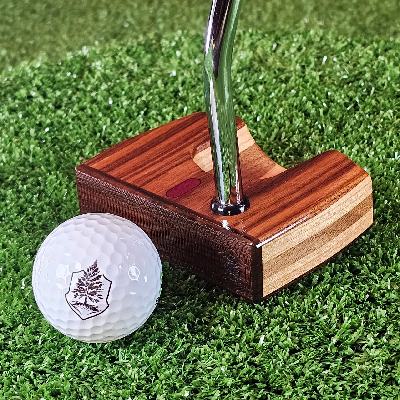 Molassas style Rosewood exotic wood Woodrich Regal Putter