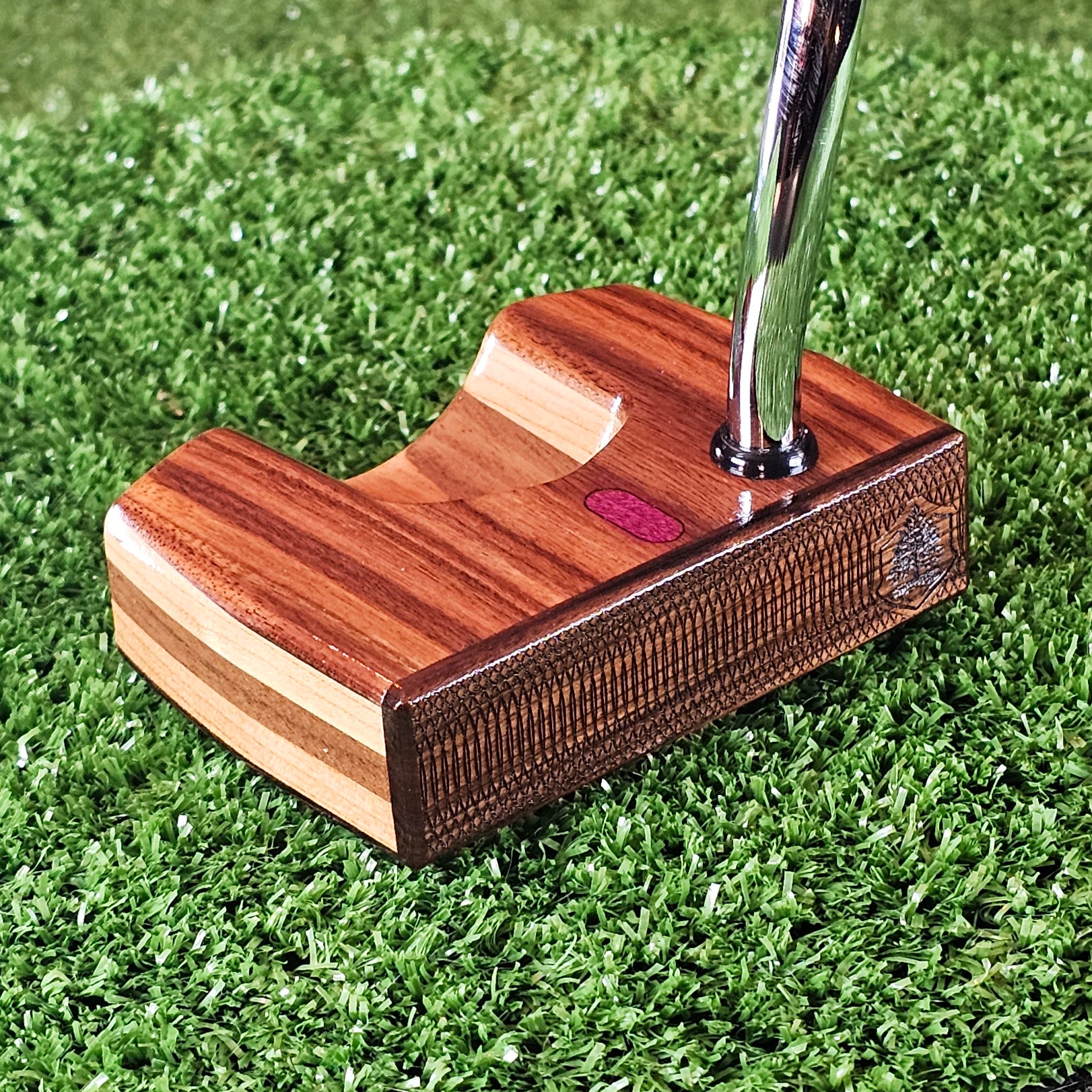 Molassas style Rosewood exotic wood Woodrich Regal Putter