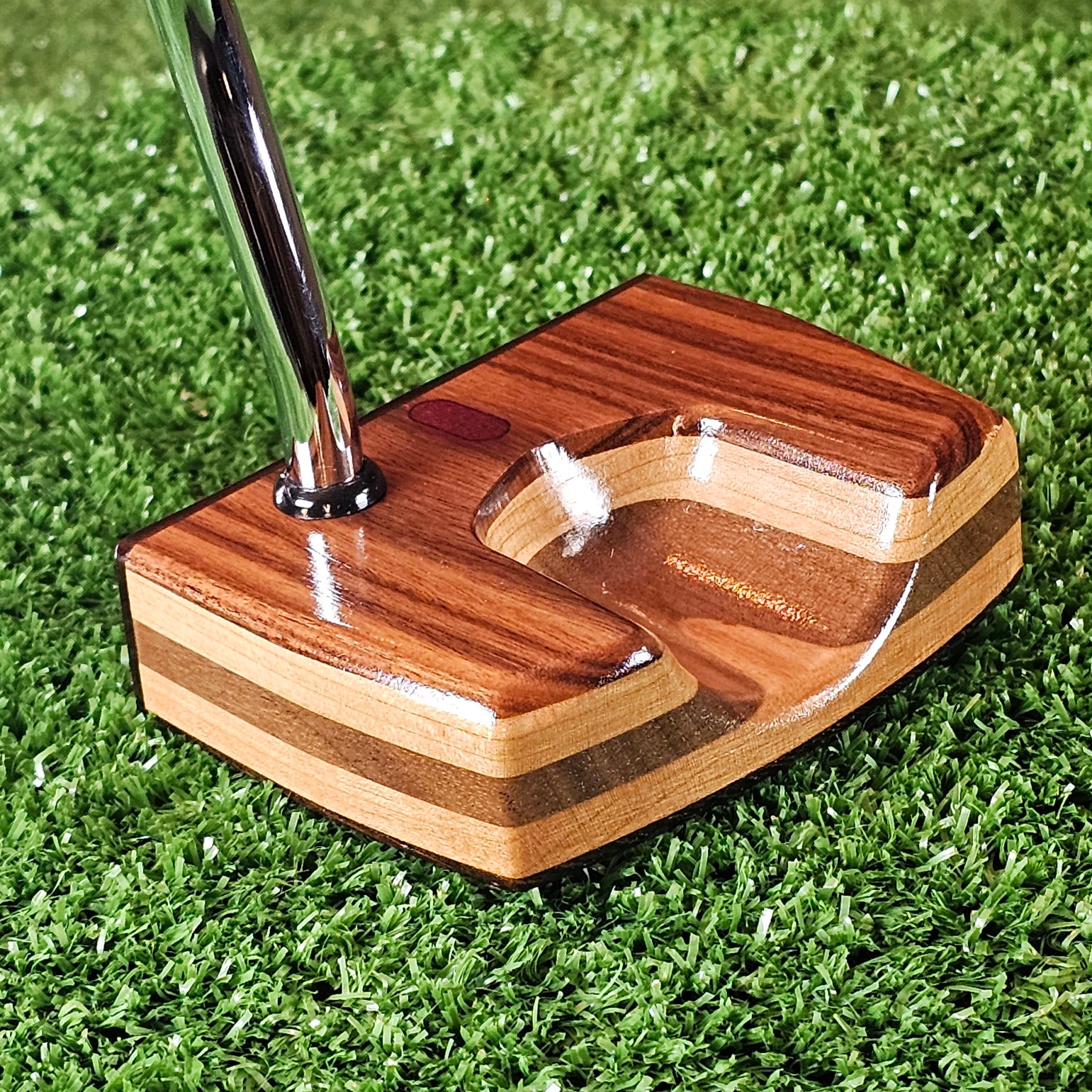 Molassas style Rosewood exotic wood Woodrich Regal Putter