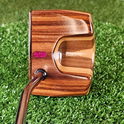 Molassas style Rosewood exotic wood Woodrich Regal Putter