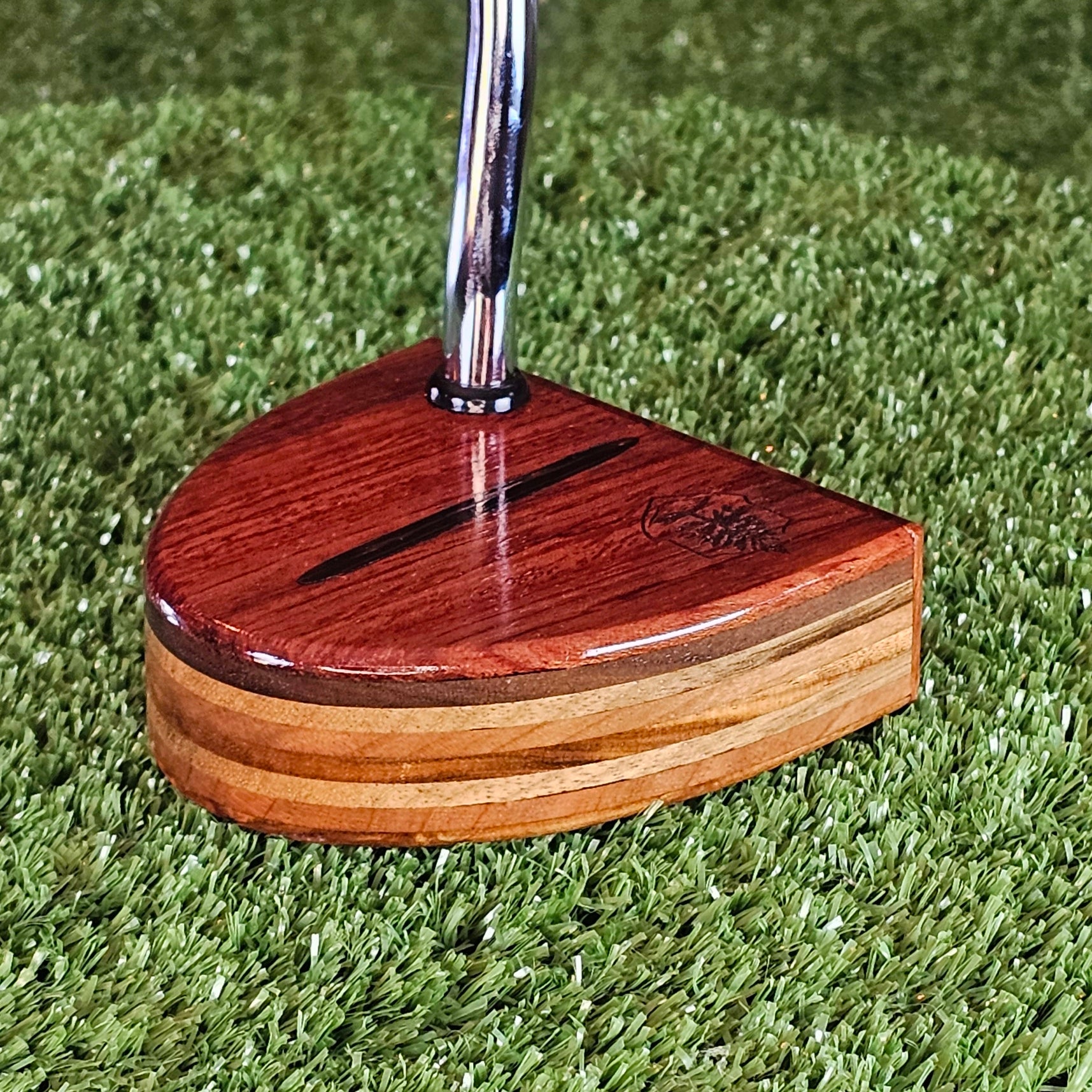 Exotic Rosewood putter TimberTouch Putterworks Woodford Wood