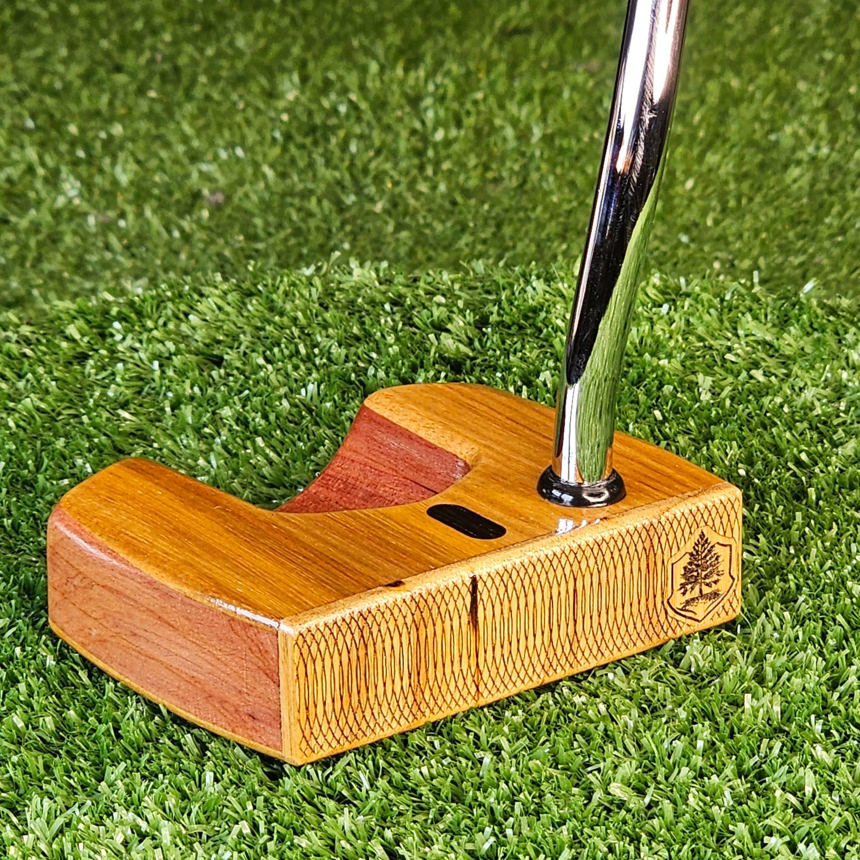 Canarywood exotic wood and Red CedarWoodrich Regal Putter
