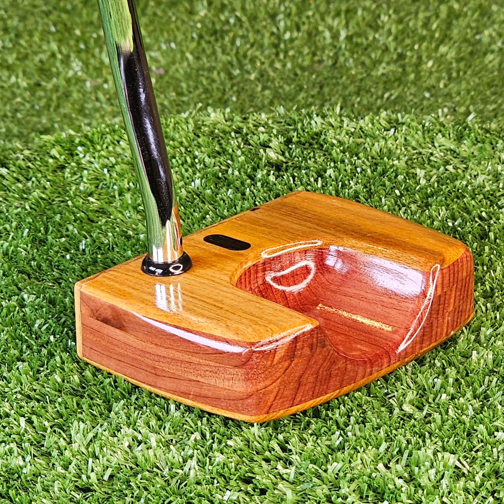 Canarywood exotic wood and Red CedarWoodrich Regal Putter
