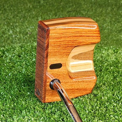 Rosewood exotic wood with Walnut and Oak Woodrich Regal Putter