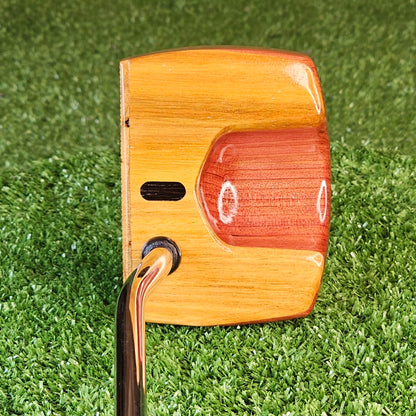 Canarywood exotic wood and Red CedarWoodrich Regal Putter