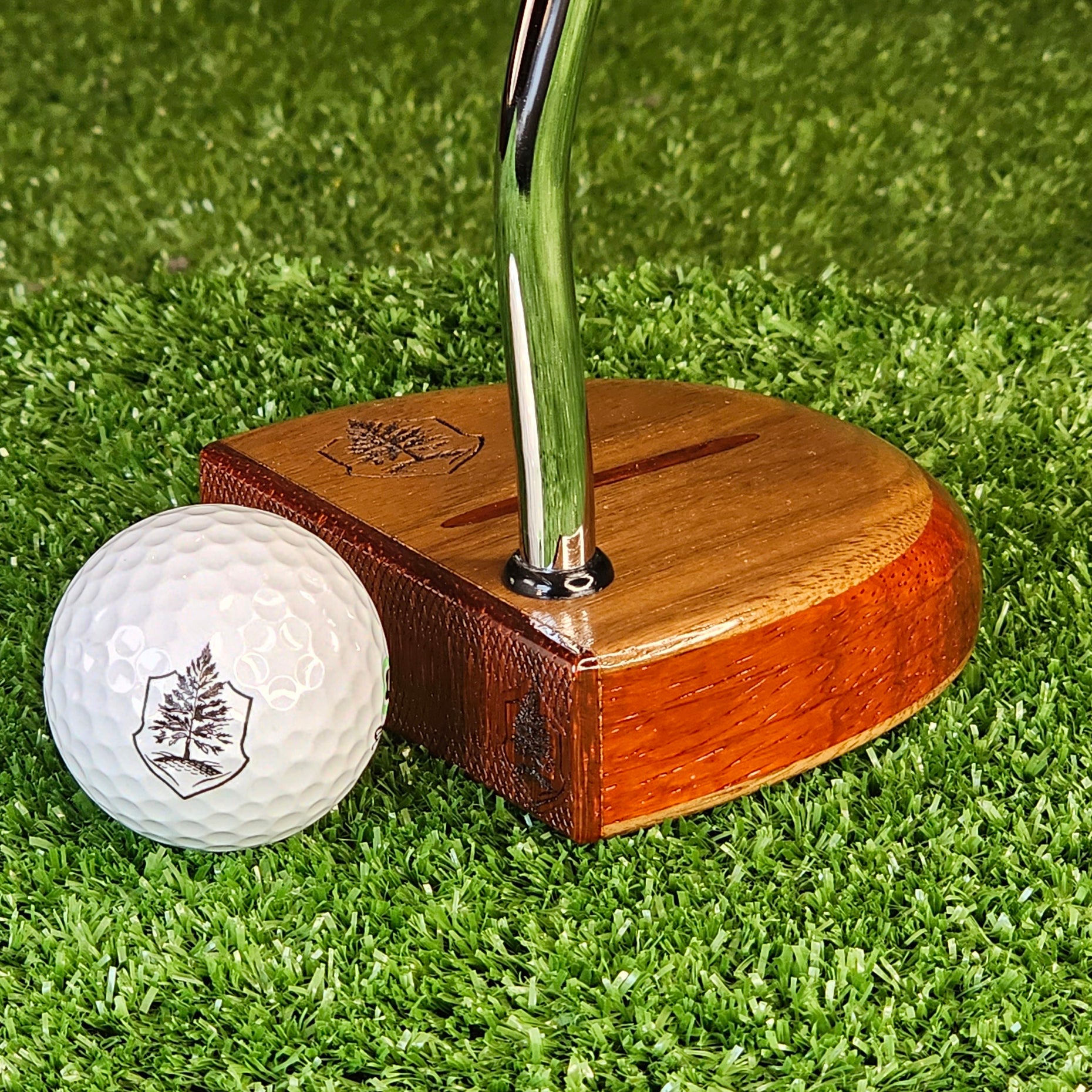 Fatty Style Walnut and Padauk wood putter