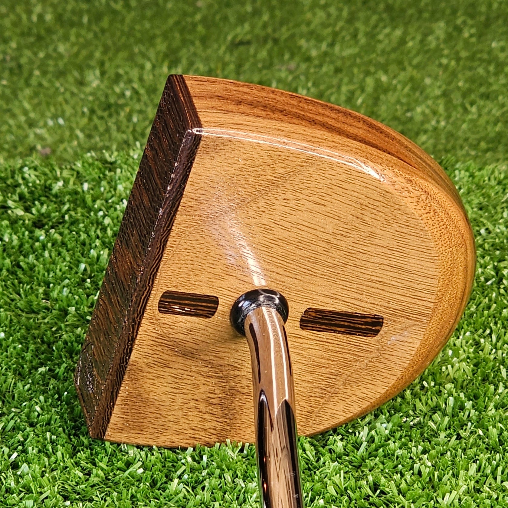Domestic Walnut and Exotic Wenge Wood Zero Torque putter
