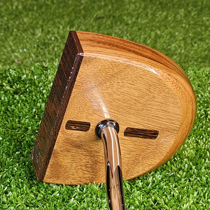 Domestic Walnut and Exotic Wenge Wood Zero Torque putter