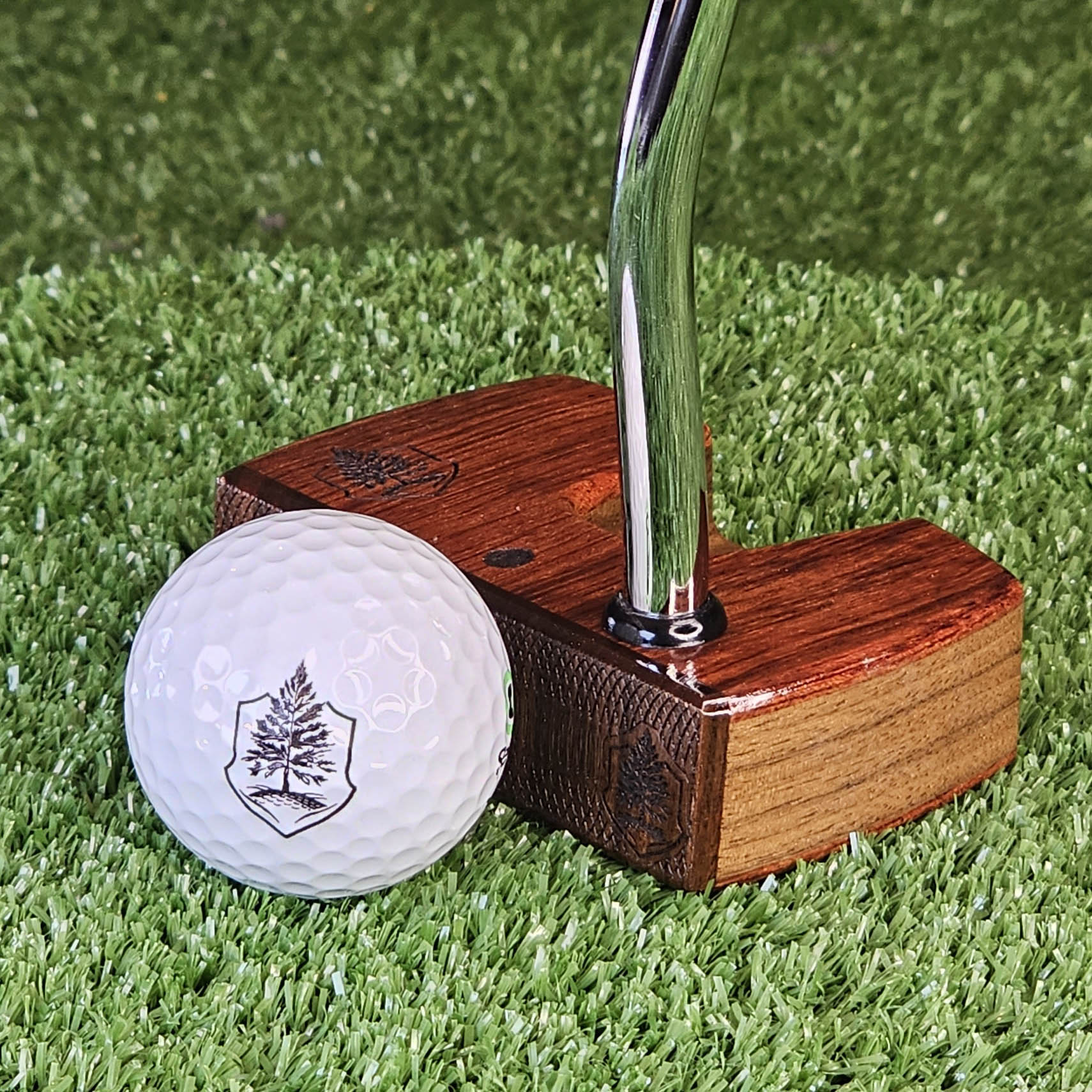 Rosewood and Walnut exotic wood Woodrich Regal Putter