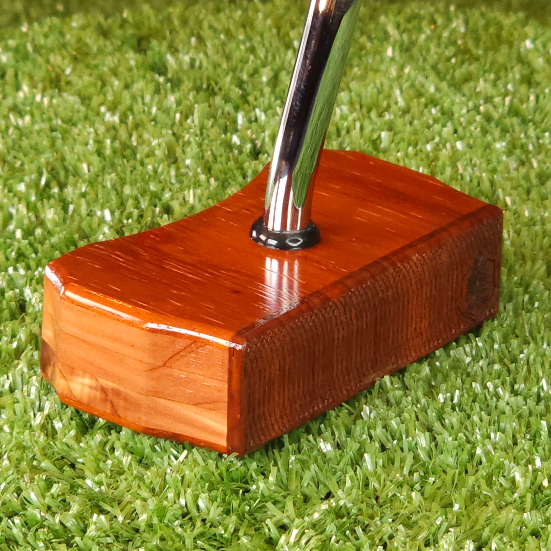 Padauk exotic wood Zero Torque Center Shaft putter