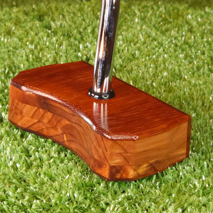 Padauk exotic wood Zero Torque Center Shaft putter