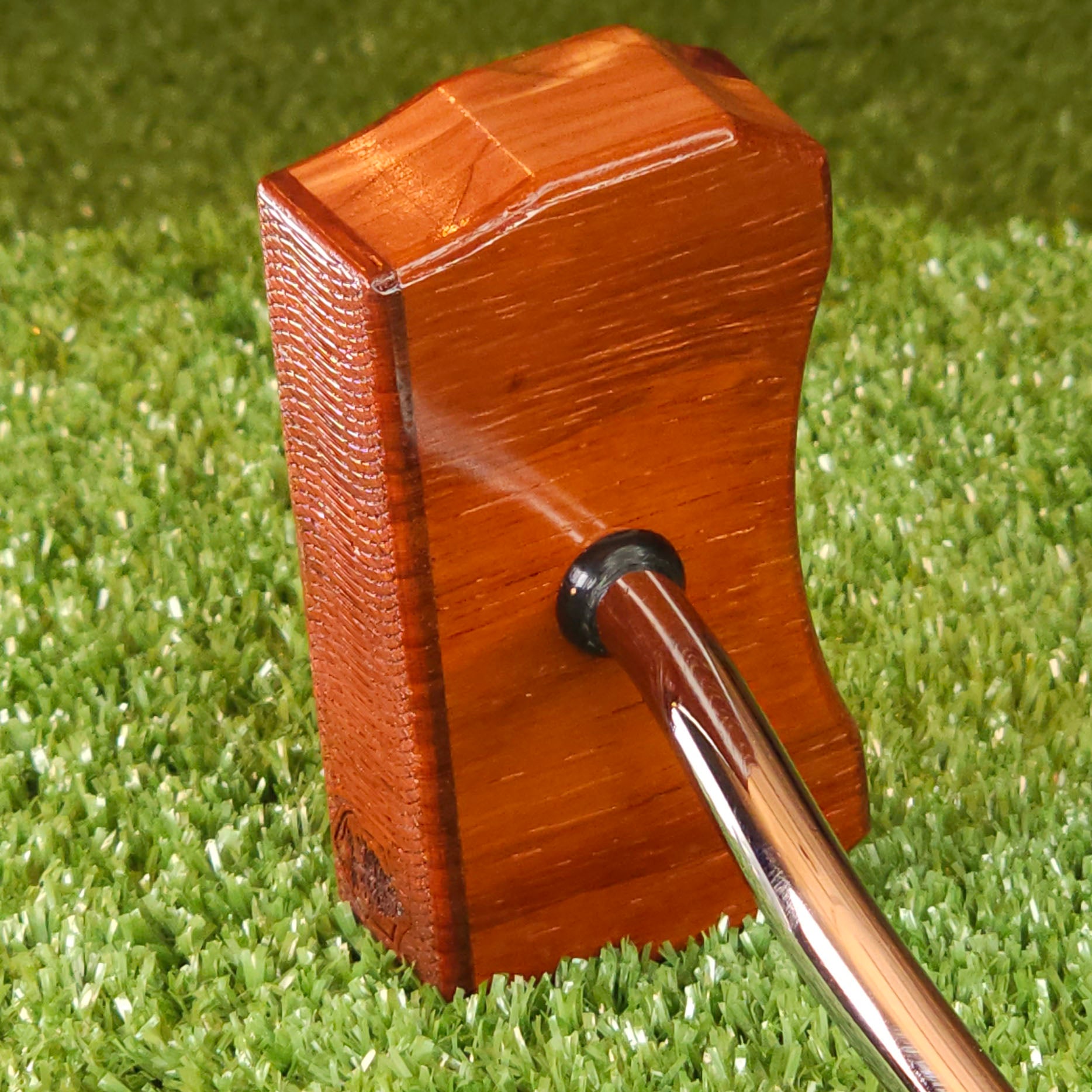 Padauk exotic wood Zero Torque Center Shaft putter