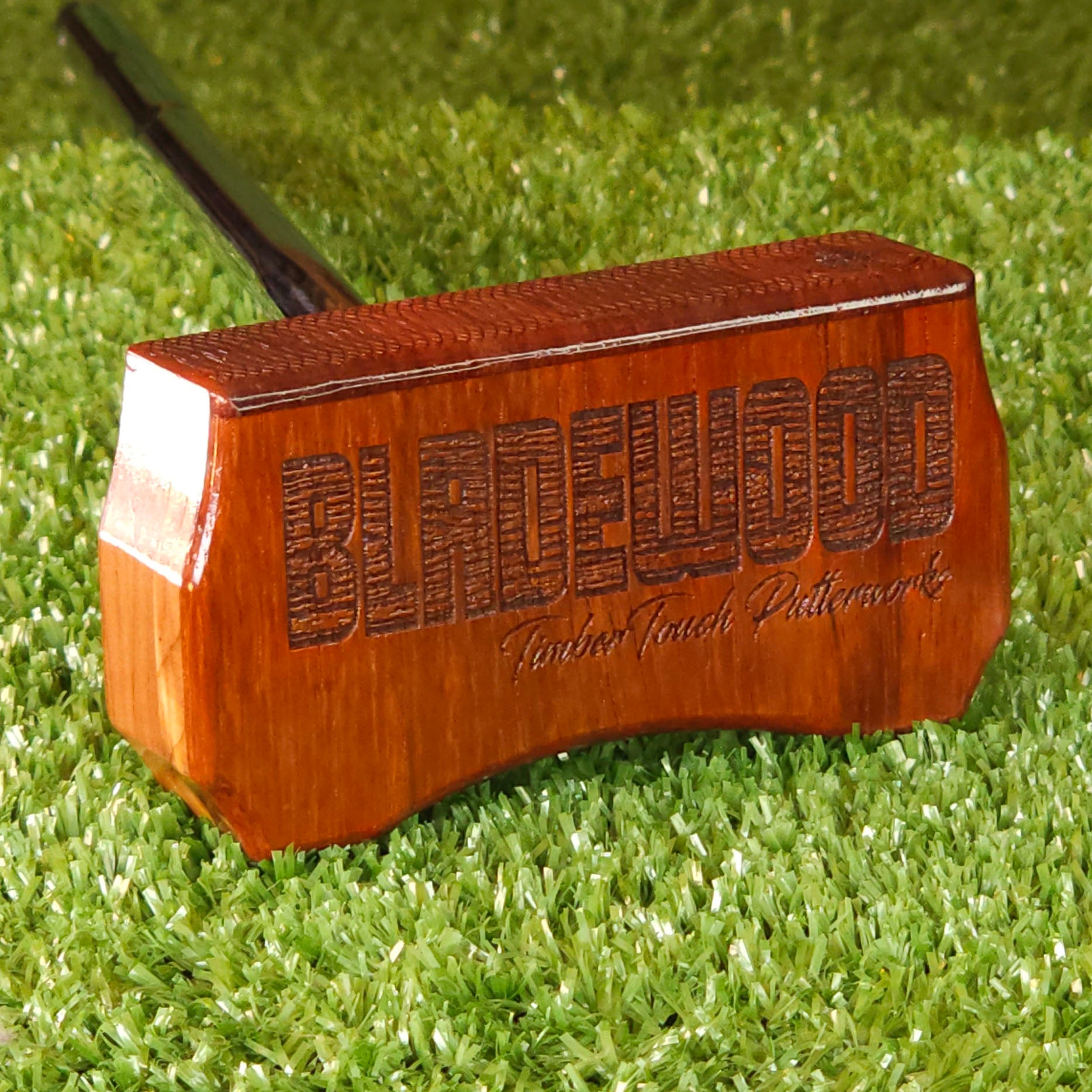 Padauk exotic wood Zero Torque Center Shaft putter