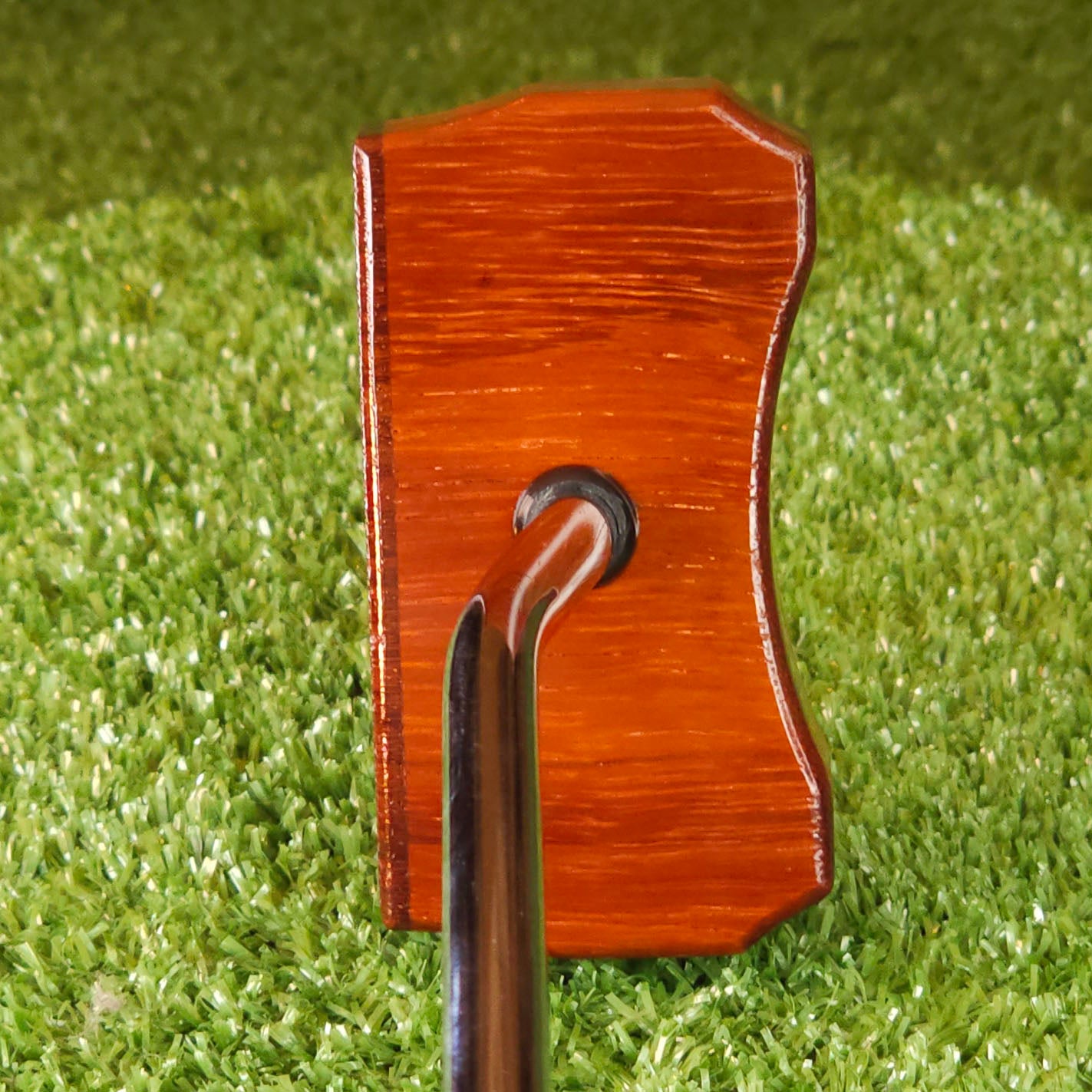 Padauk exotic wood Zero Torque Center Shaft putter