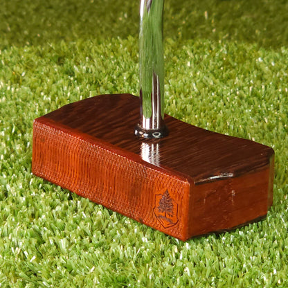 Wenge and Padauk exotic wood Zero Torque Center Shaft putter