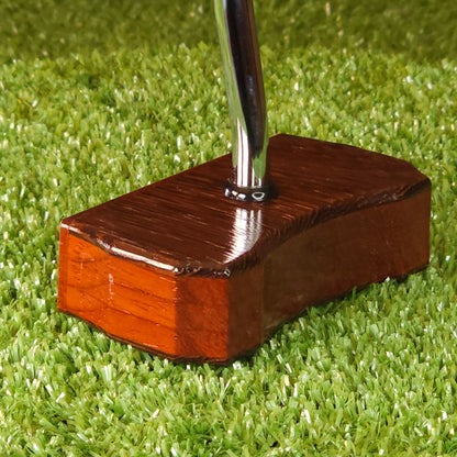 Wenge and Padauk exotic wood Zero Torque Center Shaft putter
