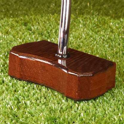 Wenge and Padauk exotic wood Zero Torque Center Shaft putter
