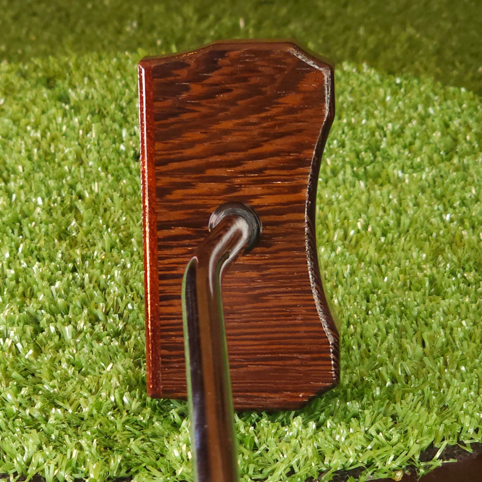 Wenge and Padauk exotic wood Zero Torque Center Shaft putter