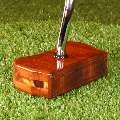 Padauk and Red Cedar exotic wood Zero Torque Center Shaft putter